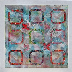 Affirmations Quilt, 1995 mixed media