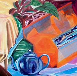 Teapot Still Life, 2007 Acrylic