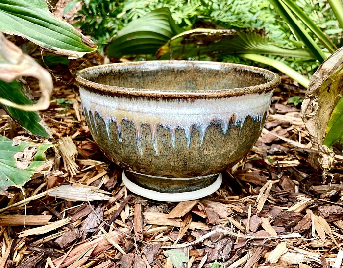 Large Bowl, Cosmic Tea Dust Glaze