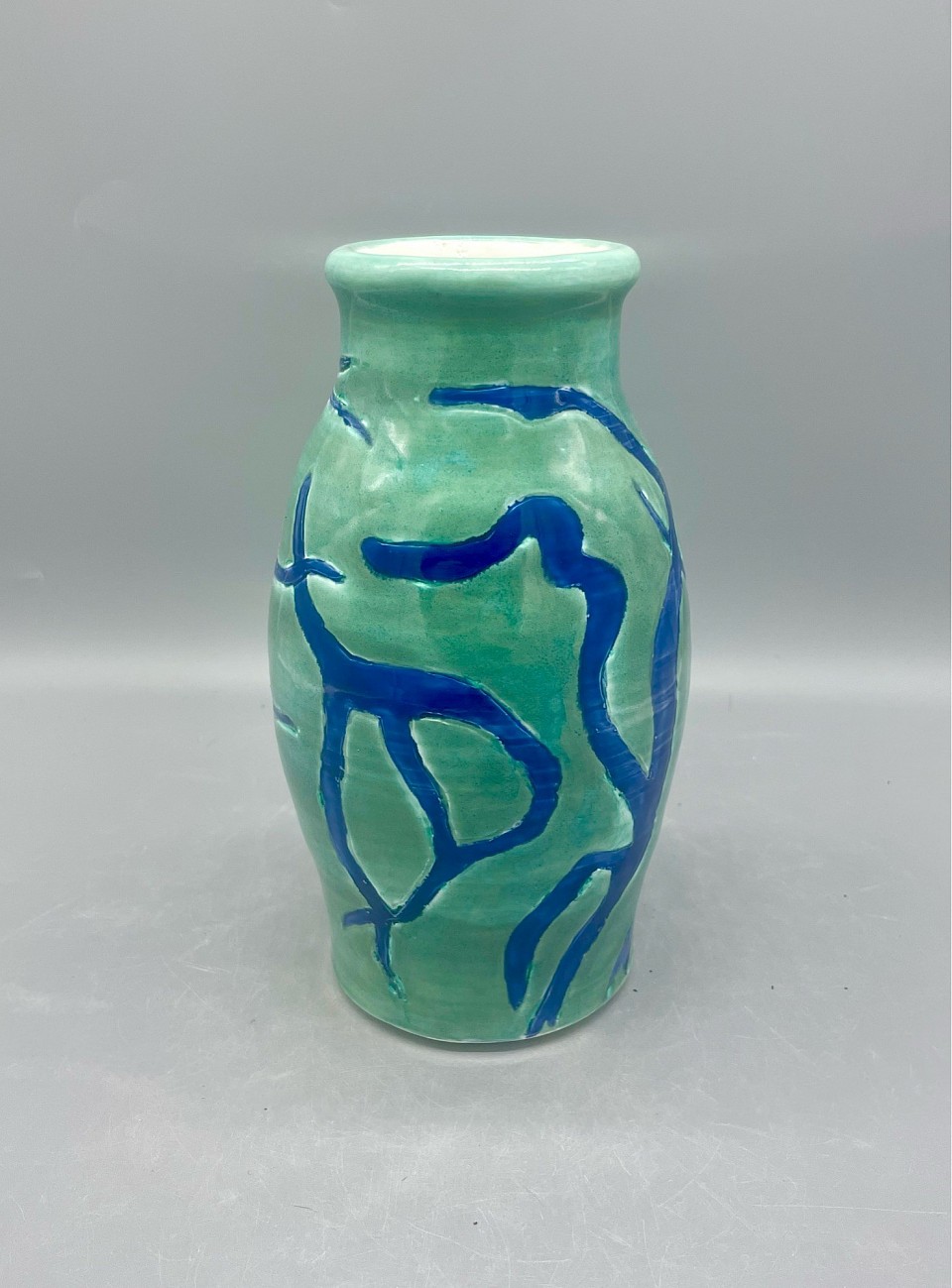 Ebb and Flow collection: Bottle with underglaze painted branches