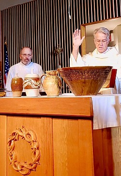 Blessing the Baptismal Font